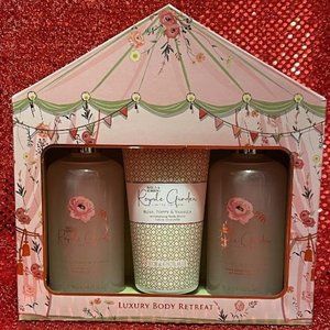 LIMITED EDITION ROSE POPPY & VANILLA LUXURY BODY RETREAT SET BY BAYLIS & HARDING